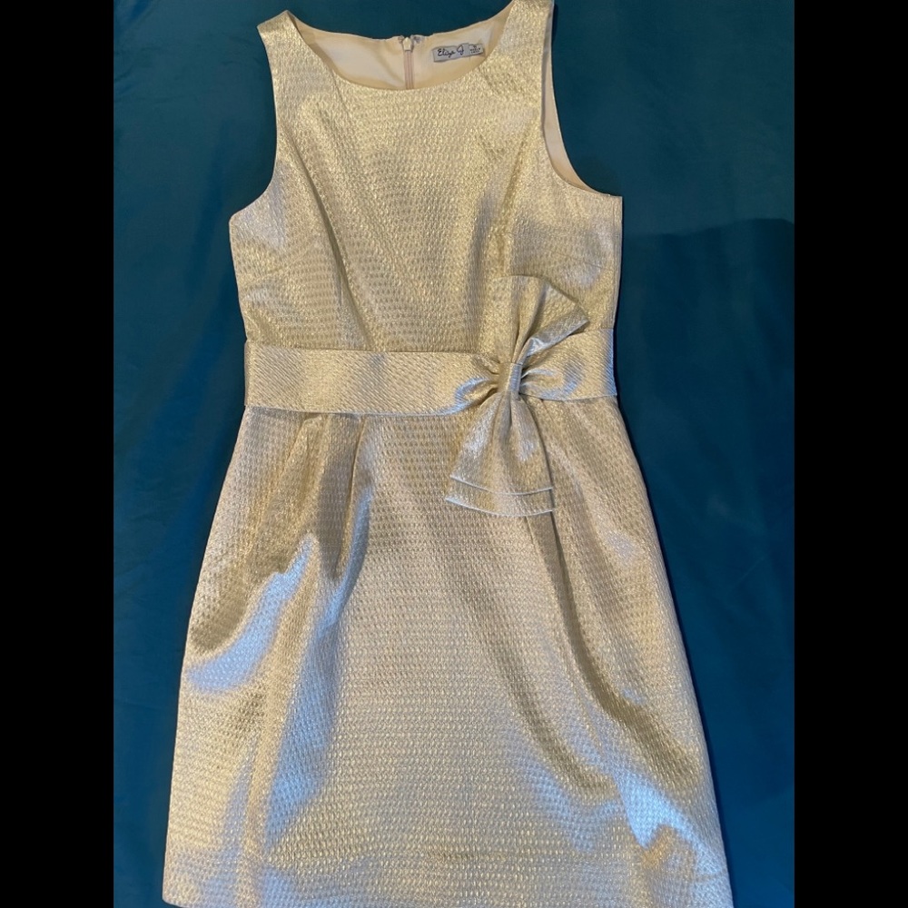 NWT Stunning Gold Eliza J dress, size 10